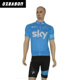 Fashion Men's Short Sleeve Team Sky Sublimation Cycling Jersey Set