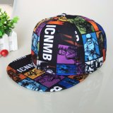 Leisure Cap Black Polyester Snapback Custom Logo 3D Embroidery Party Hat