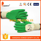 Ddsafety 2017 Green Latex Crinkle Finished Glove