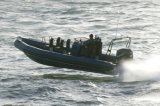 Aqualand 27feet Rigid Inflatable Rescue Patrol/Fiberglass Rib Boat (RIB830A)