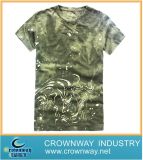 Custom Men's Fashion Combed Cotton Printing Tee Shirt