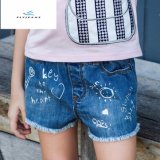 New Design Cotton Printed Denim Shorts for Girls by Fly Jeans