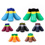 Wholesale Colourful Waterproof Pet Shoe Socks for Dogs Cats