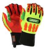 TPR Impact-Resistant Anti-Vibration Mechanical Safety Work Gloves