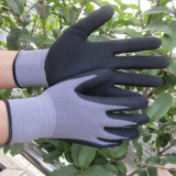 15 Gauge Nitrile Gloves Sandy Dipped on Nylon Work Glove