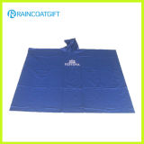Clear Waterproof Hooded Plastic Rain Poncho (RVC-082)