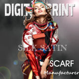 Digital Printed Satin Scarf