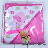 100% Cotton Soft Baby Swaddle Blanket Hooded Poncho