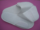 Hotel Slipper with Velcro Type in Towel Material