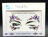 Halloween Design Self Adhesive Acrylic Face Jewelry Sticker Chrisatmas Decoration Adhesive Glitter Sticker (S090)