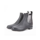 PVC Ankle Rain Boots with Beautiful Elastic Cord for Women
