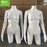 Glossy White Half Body Sexy Design Mannequins Female