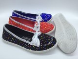 Latest Design Women Injection Fabric Shoes Dance Shoes (ZL831-7)