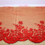 New Design Factory Stock Wholesale Embroidery Nylon Net Lace Polyester Embroidery Trimming Fancy Floral Lace for Garments Accessory &  Home Textiles