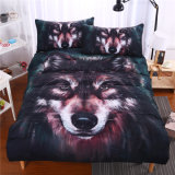 3D Printed Wolf Bedding Set Polyester Bedding