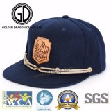 2017 New OEM Fashion Baseball Strap Snapback Cap with Leather Patch