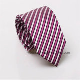 Fashion Wholesale Woven Striped Men's Silk Necktie (HWN03)