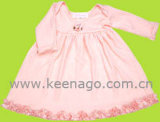 Bamboo Viscose Infant Dress with Long Sleeve