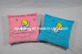 Plush Square Cushion with Angel Embroider