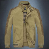 Medium Style Cotton Stand Collar Jacket for Man's Clothes