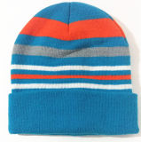 Cap/Hat Custom Stripe Hat Winter Warm Hat Beanie Men and Women Knitted Cap