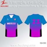 Healong Top Sale Team Wear Personality Sublimation Printing T-Shirt