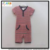 Short Sleeve Baby Apparel Stripe Printing Baby Rompers