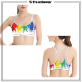 OEM Polyester/Nylon Custom Seamless Women Sports Bra