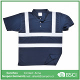 Polo Shirt with Hi-Vis Refective Tape
