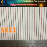 White/Yellow Suit Sleeve Lining, Yarn Dyed Stripe Fabric (111.125)