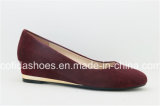 Newest Simple Designs Wine Red Leather Women Shoes