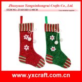 Christmas Decoration (ZY16Y102-1-2 40CM) Christmas Outdoor Big Sock Christmas Supplies