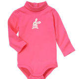 Natural Skin-Friendly Fabrics Solid Color Baby Bodysuit