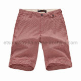 New Red Color Linen Cotton Men's Shorts (HI272)