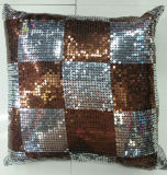 Sequin Embroidery Cushion Fashion Decorative Pillow (XPL-14)