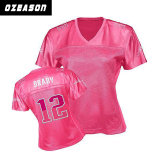 Wholesale Sportswear Custom Women Pink American Football Shirt