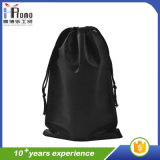 35X45 Cheap Non Woven Black Sport Backpack Drawstring Shoes Bag