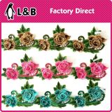 2017 New Design Embroidered 3D Flower Lace Fabric for Ladies Dress