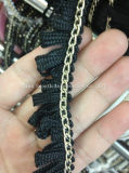 Beads Metal Chain Lace Trim Apparel Decoration Cotton Fabric Clothing