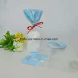 BOPP Cello Christmas Packaging Plastic Bag with Siliver Card Bottom