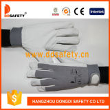 Ddsafety 2017 Pig Leather Working Glove Grey Color