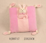 Hot Baby Velvet Plush Doudou with Cushion