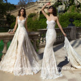 2017 Mariee Bridal Gowns Detachable Lace Train Wedding Dresses GB19