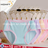 Wholesale Lacework Bamboo Fiber Solid Color Girls Preteen Underwear Model