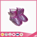 Sequin Fabric Upper Kids Fashion Boots