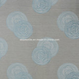 Sky Blue Typical Linen Touching Curtain Fabric
