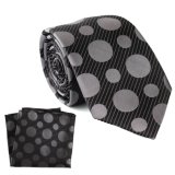 Top Quality Custom Made Silk Tie Hanky Pocket Square Gift Set