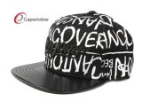 PU Leather Snapaback Hat with Your Own 3D Logos