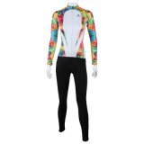 Cycling Clothing Sets/Suits Women's Long Sleeve Suit for Outdoor Sport Jersey Full-Zip