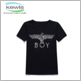 Newest Fashion Men's T-Shirt with Silk Printing